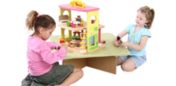 Børnehaveklasse med dukker & møbler, fra 3 år